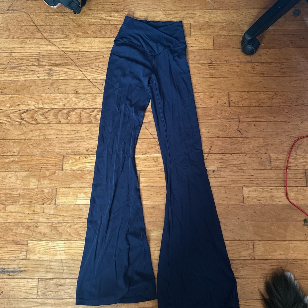 Aerie Midnight Black Flared Pants